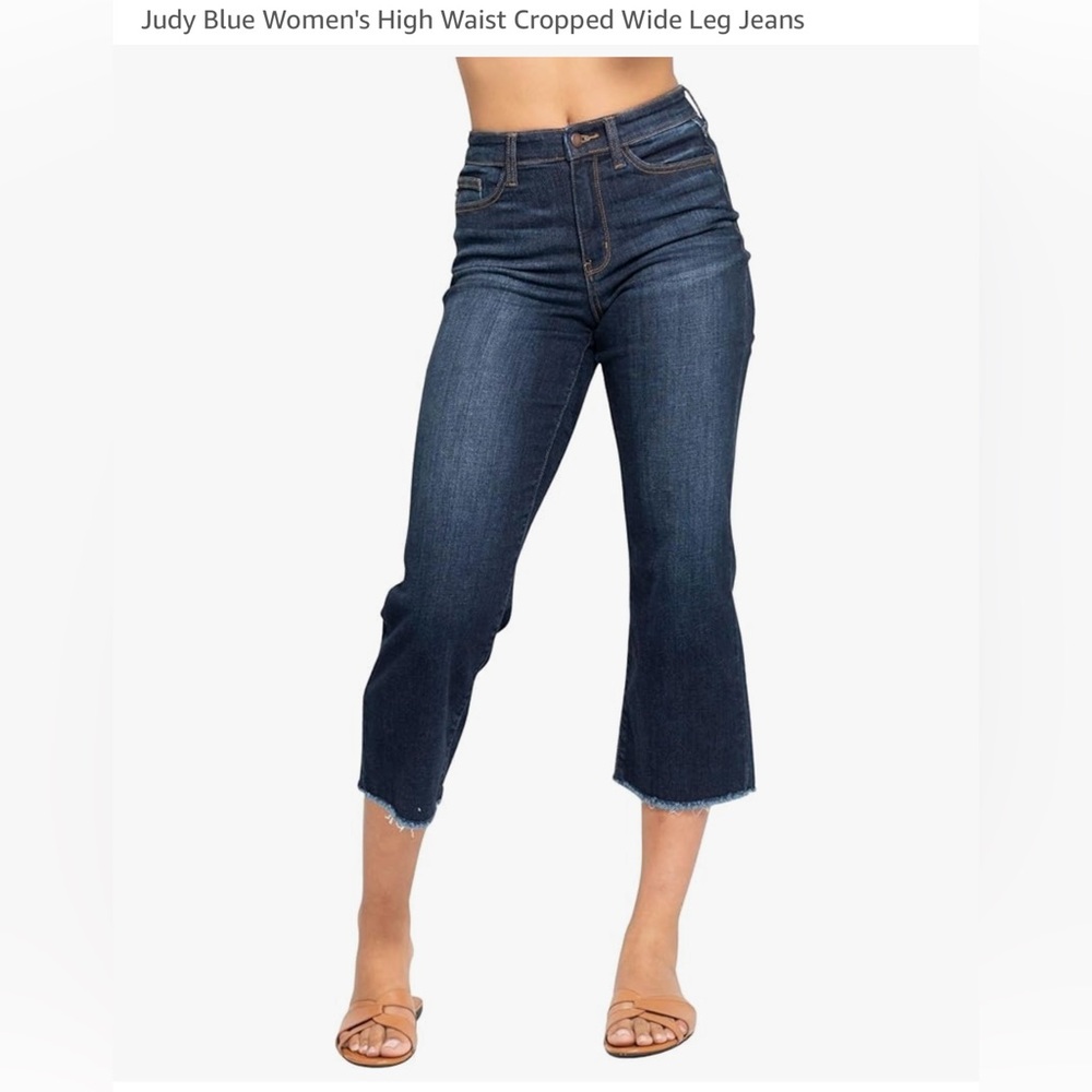 Judy Blue Cropped Ankle Blue Jeans